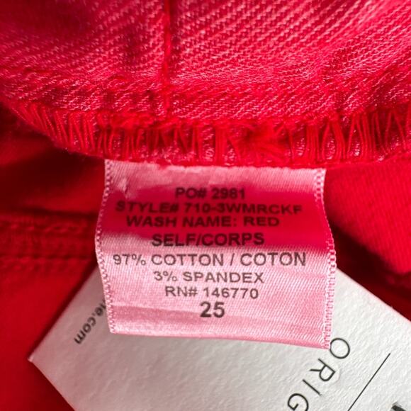 RE/DONE Mid-Rise Cropped Kick Flare Velvet Pants 25 - Picture 11 of 13